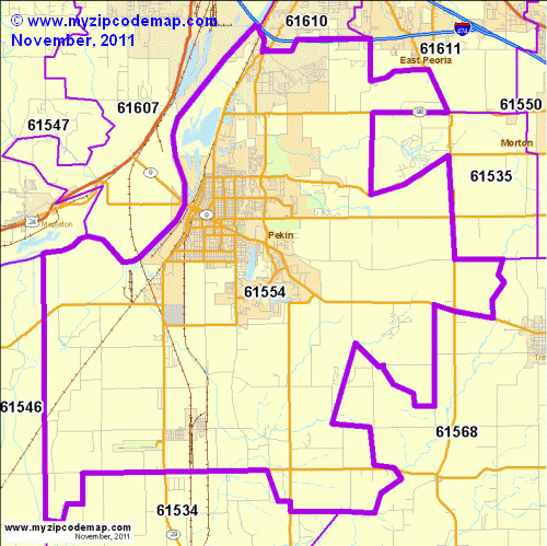 map of 61554