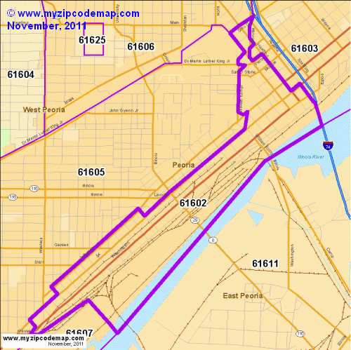 map of 61602