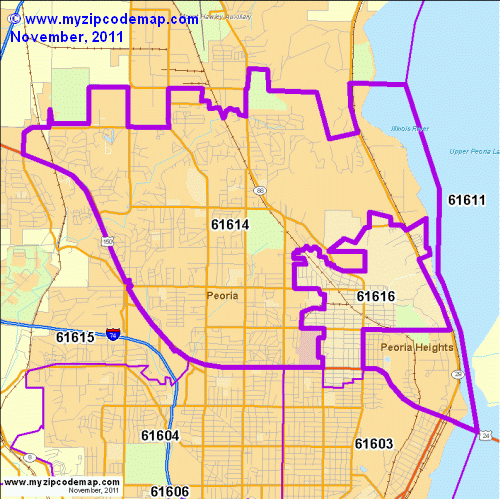 map of 61614