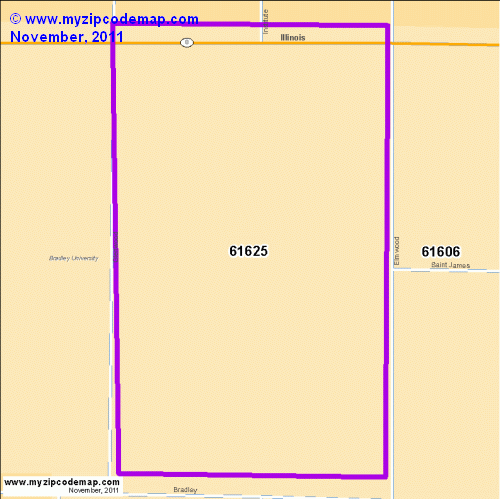 map of 61625