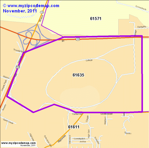 map of 61635