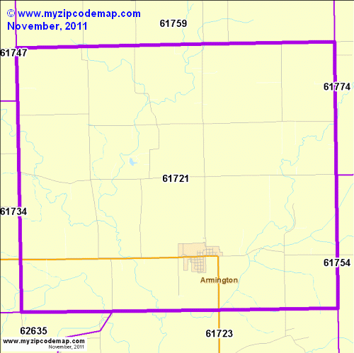 map of 61721