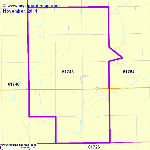map of 61743
