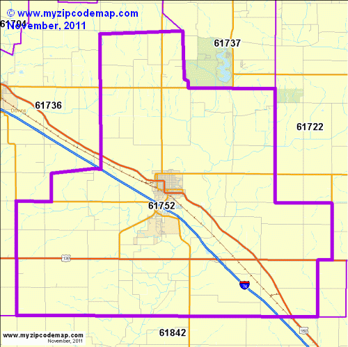 map of 61752