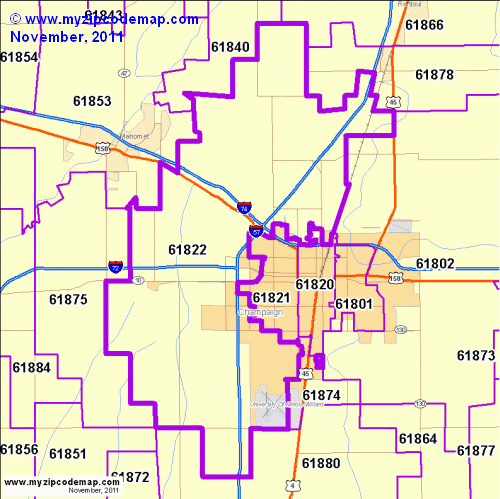 map of 61822