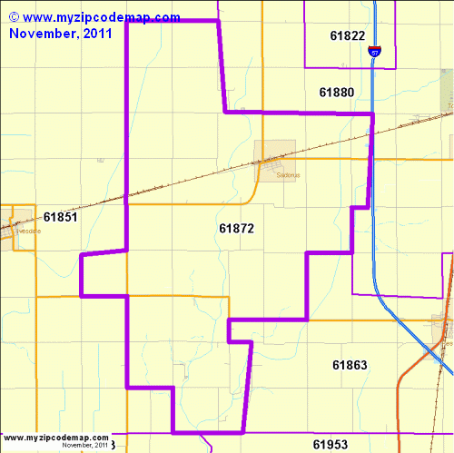 map of 61872