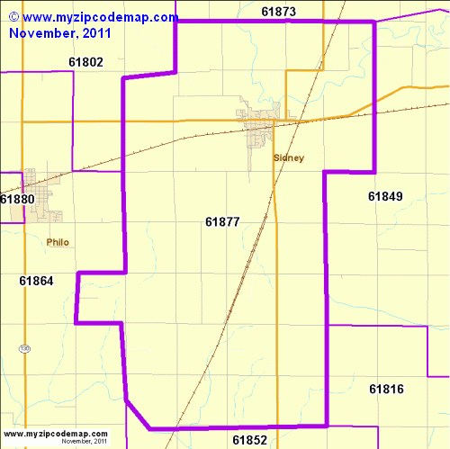 map of 61877