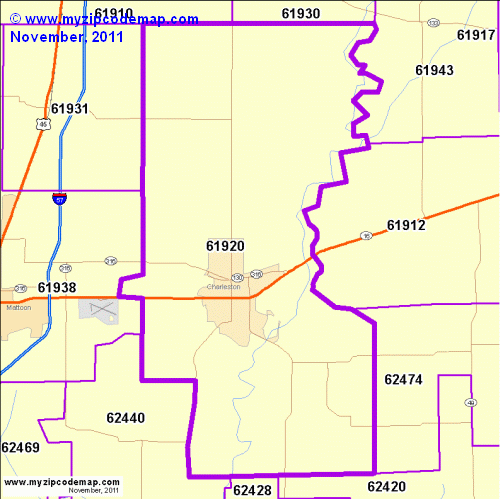 map of 61920