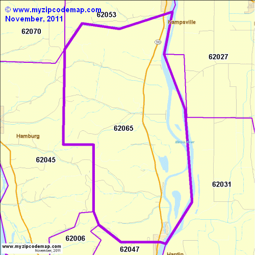 map of 62065