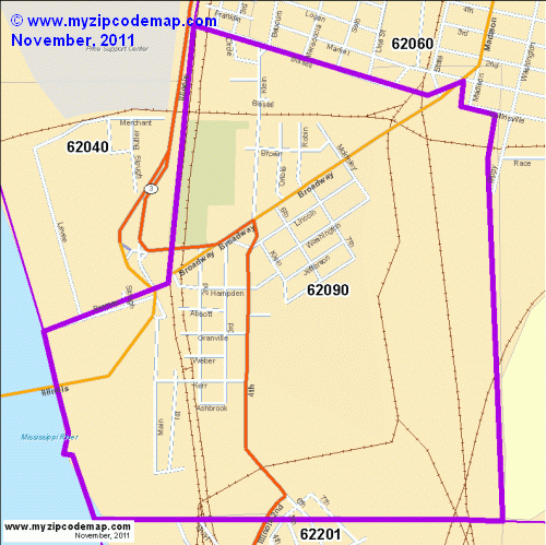 map of 62090