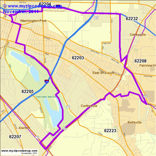 map of 62203