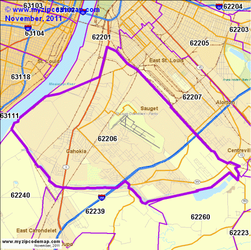 map of 62206