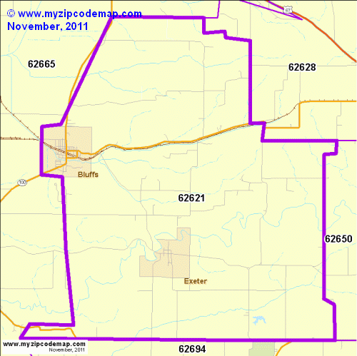 map of 62621
