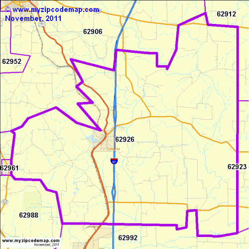 map of 62926