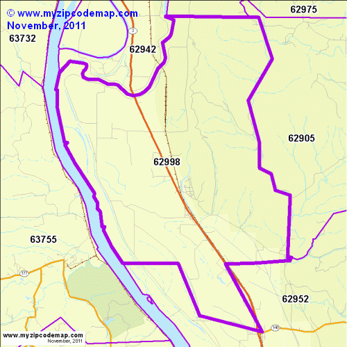 map of 62998