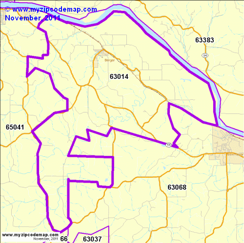 map of 63014