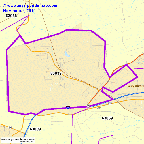 map of 63039
