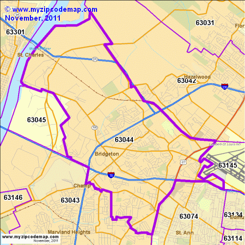 map of 63044