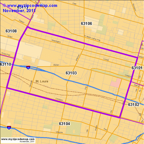 map of 63103