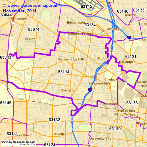 map of 63114