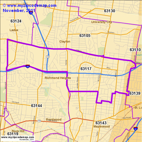map of 63117