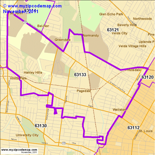 map of 63133