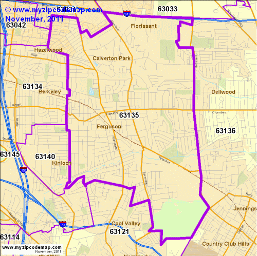 map of 63135