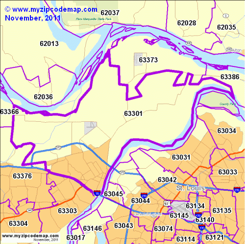 map of 63301