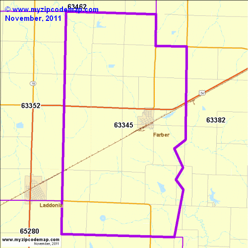 map of 63345