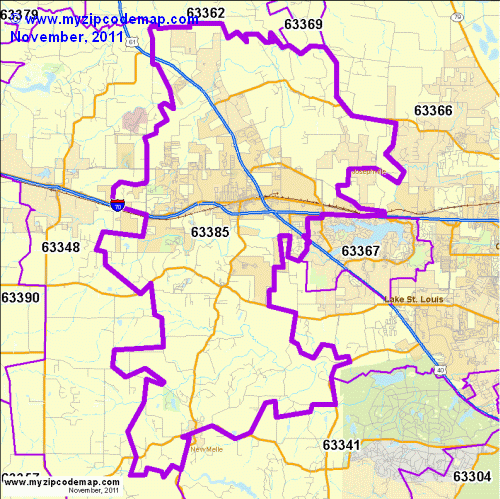 map of 63385