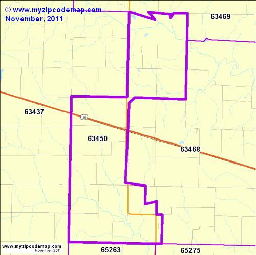 map of 63450