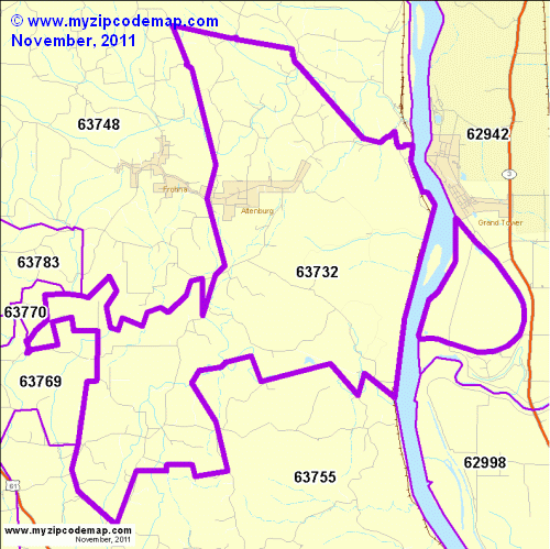 map of 63732