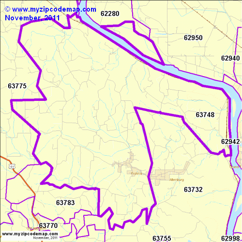 map of 63748