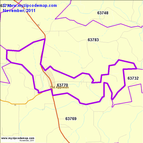 map of 63770