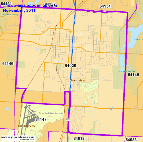map of 64030