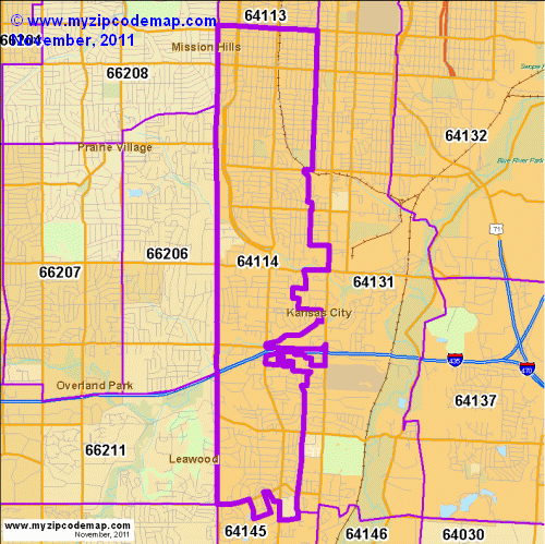 map of 64114