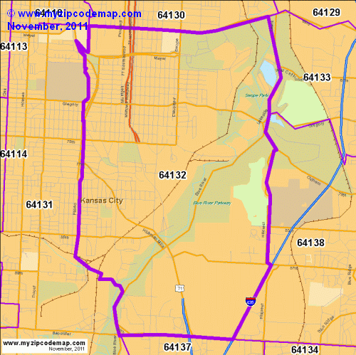 map of 64132