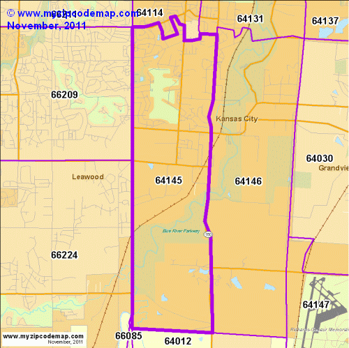 map of 64145