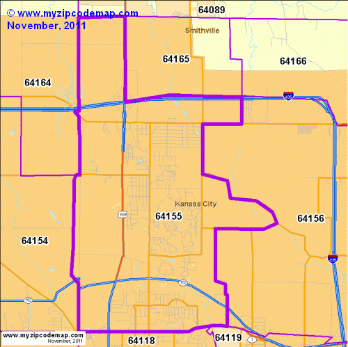 map of 64155