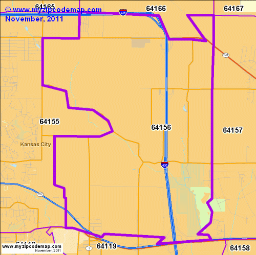 map of 64156