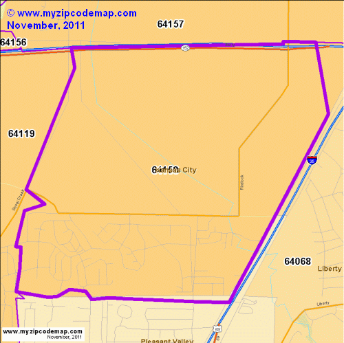 map of 64158