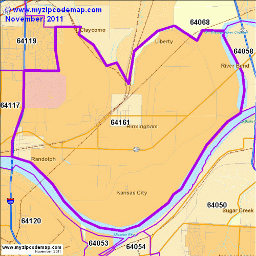 map of 64161