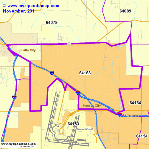 map of 64163