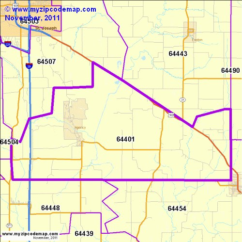 map of 64401