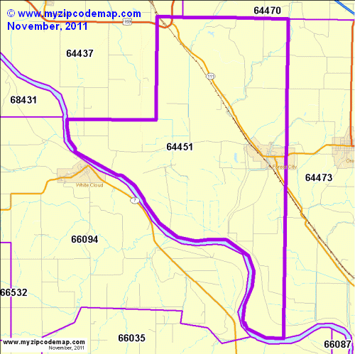 map of 64451