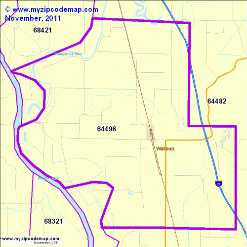 map of 64496