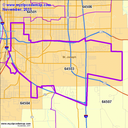 map of 64503