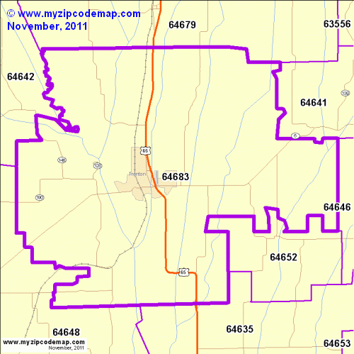 map of 64683