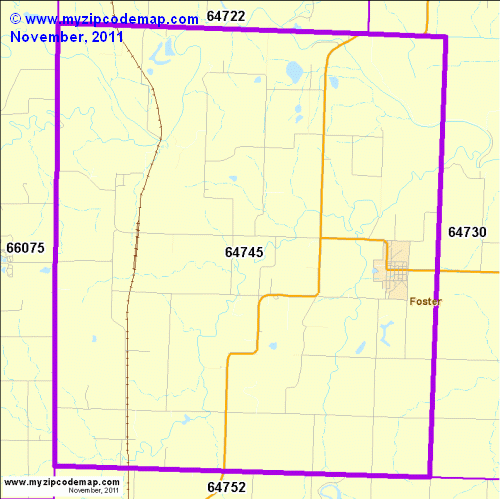map of 64745