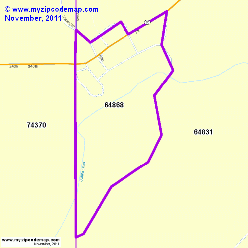 map of 64868